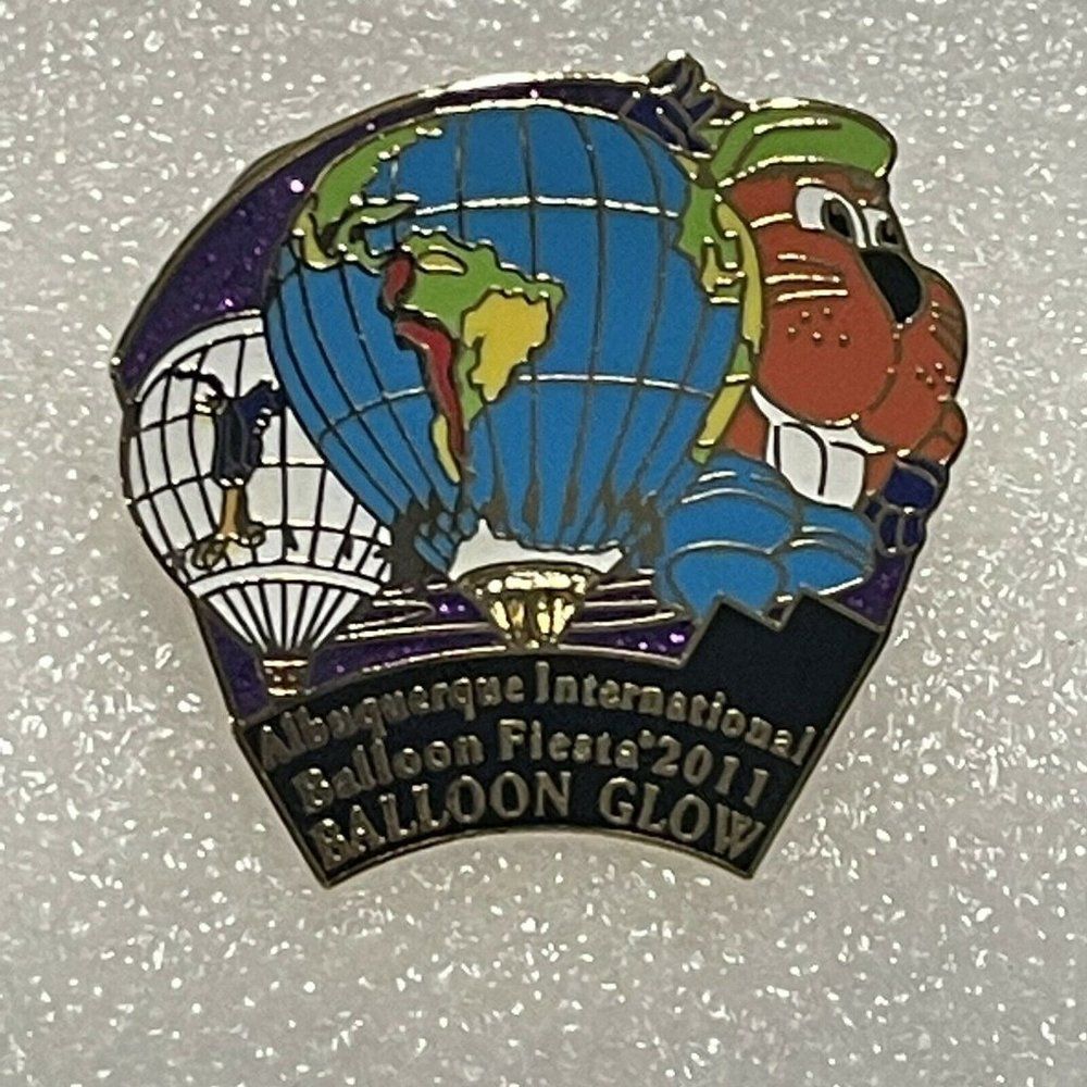 2011 ANNUAL BALLOON GLOW ALBUQUERQUE INTERNATIONAL FIESTA HOT AIR BALLOON PIN